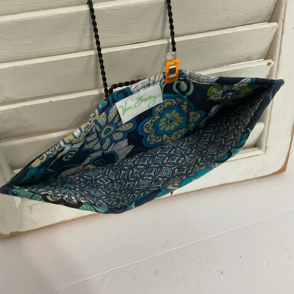 Vera Bradley Bermuda Blue Trifold Wallet - Picture 5 of 6